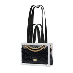 GroceryBags Creative Faux Platinum Bag Printed Woven Bag Cobalt Black Small Gym Leisure Bag