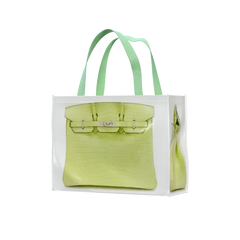 GroceryBags Creative Platinum Print Woven Bag Mint Green