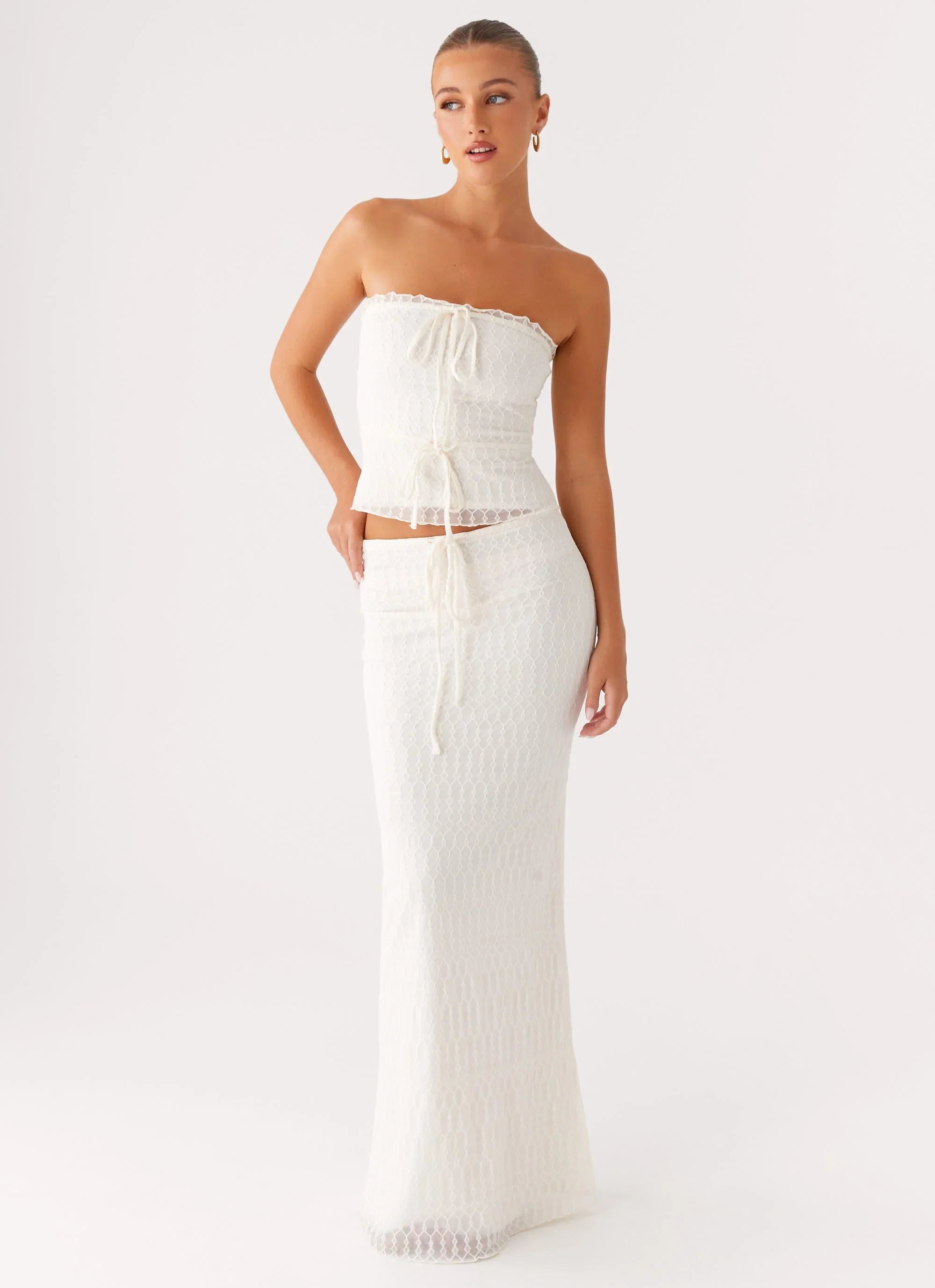 Blakely Maxi Skirt - Ivory