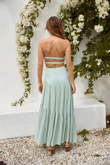 Calm And Collected Maxi Dress Sage