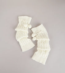 Cute and Cozy Pom Leg Warmers