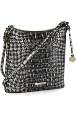 Katie Croc Embossed Leather Crossbody Bag Brahmin