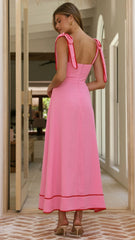 Beverly Maxi Dress - Pink