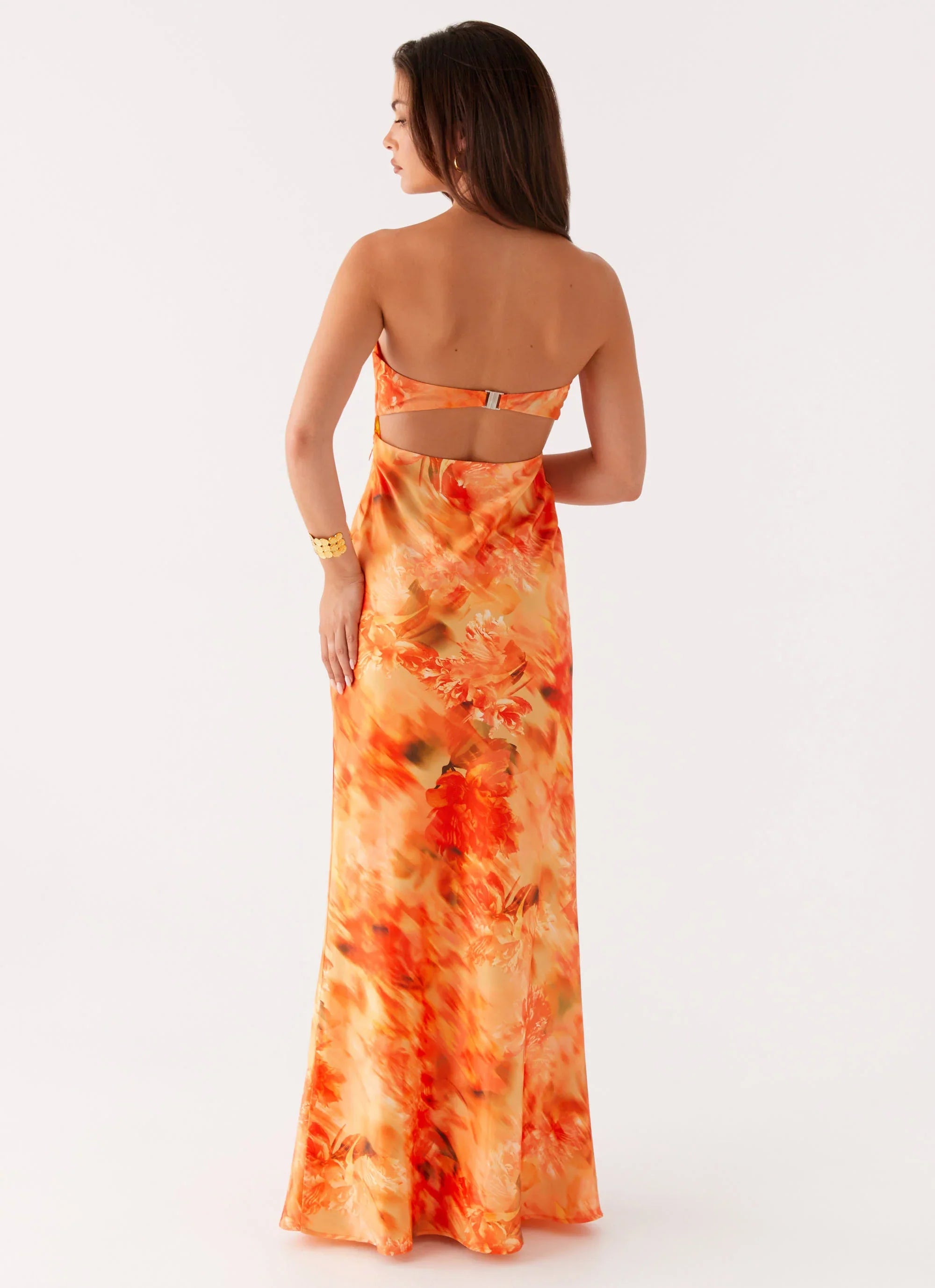 Carmen Maxi Dress - Sunset Floral